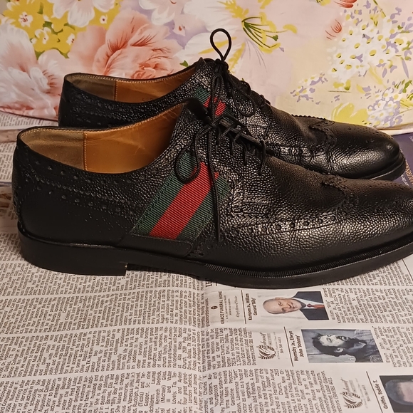 Men gucci web oxfords shoes - Picture 3 of 8